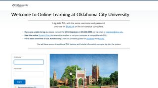 Login - Oklahoma City University