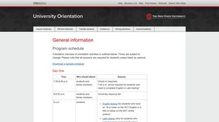 General information > University Orientation > The Ohio State University