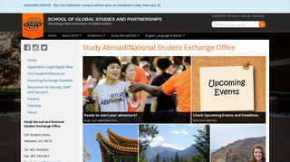 Study Abroad/National Student Exchange Office | School of Global ...