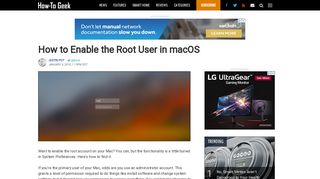 How to Enable the Root User in macOS - How-To Geek