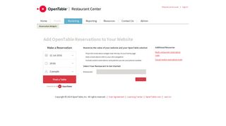 OpenTable Reservations - Restaurant Center