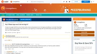My OTBeat App won't let me log in? : orangetheory - Reddit