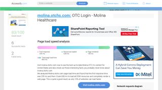 Access molina.otchs.com. OTC Login - Molina Healthcare