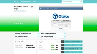 webmail.otelco.net - Magic Mail Server: Login Page - Web Mail Otelco