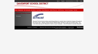 Skyward Family Access / Overview - Davenport School District