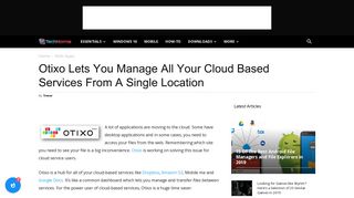 Otixo Lets You Manage All Your Cloud Based Services From A Single ...