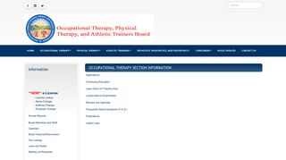 Occupational Therapy Section - OTPTAT - Ohio.gov