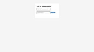 Edit One Time Registration Form - tspsc