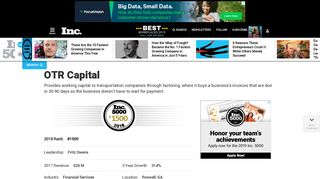 OTR Capital - Roswell, GA - Inc.com