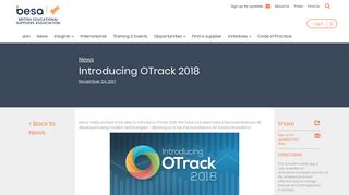 Introducing OTrack 2018 - BESA