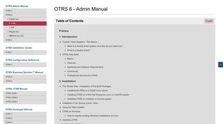 OTRS 6 - Admin Manual - OTRS Documentation - OTRS AG