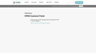 OTRS Customer Portal | OTRS