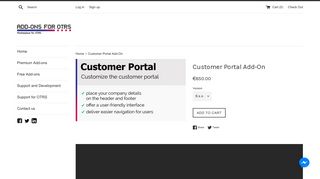 Customer Portal Add-On – Add-ons for OTRS