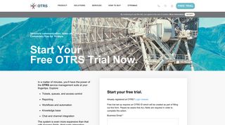 Free Trial | Trial Version | OTRS - OTRS AG
