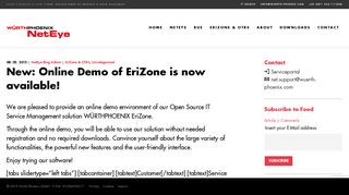 New: Online Demo of EriZone is now available! | www.neteye-blog.com