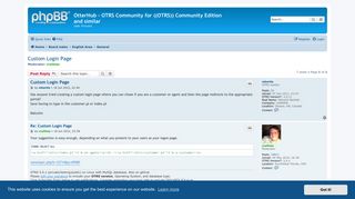 Custom Login Page - OtterHub - OTRS Community for ((OTRS ...