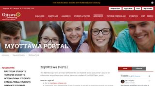 MyOttawa Portal | OUAZ - Ottawa University