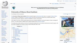 University of Ottawa Heart Institute - Wikipedia