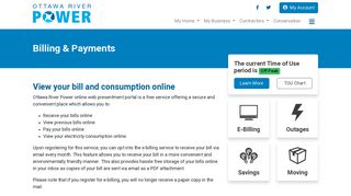 Billing & Payments - Ottawa River Power Corporation