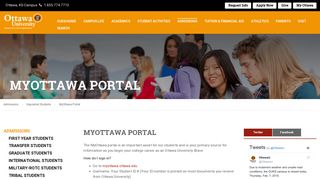 MyOttawa Portal | OUKS - Ottawa University