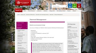 Password Management - Otterbein University