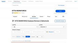 Working at OTTO WORKFORCE in Netherlands: Employee Reviews ...