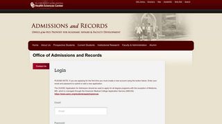 Admissions and Records - ApplyOUHSC - Graduate college Faculty