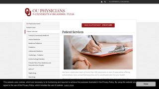Patient Services - The University of Oklahoma