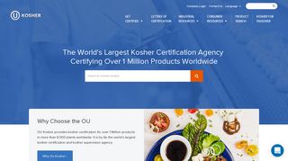 OU Kosher: Certification and Supervision by the Orthodox Union