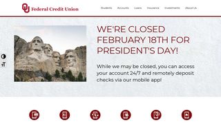 OU Federal Credit Union | We're yOUr Credit Union since 1954