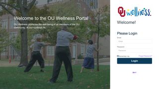 Login - OU Wellness Portal