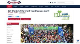 Track Shack - OUC Orlando Half Marathon & Track Shack Lake Eola 5k