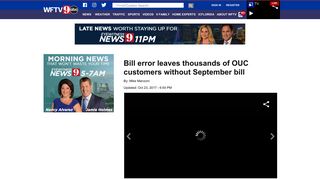 Bill error leaves thousands of OUC customers without September bill ...