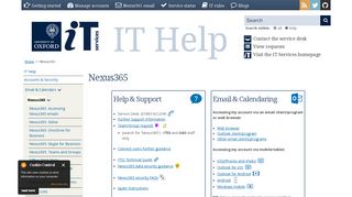 Nexus | IT Services Help Site