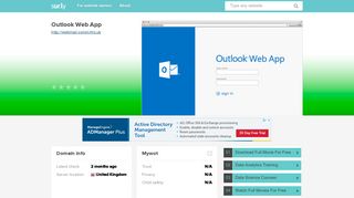 webmail.oxnet.nhs.uk - Outlook Web App - Web Mail Oxnet - Sur.ly