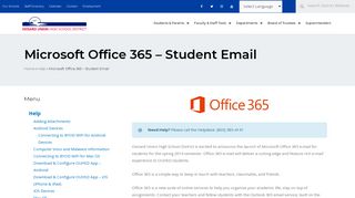 Microsoft Office 365 - Student Email - Oxnard Union High School District