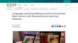 Language-Learning Software Ouino Announces New Version with ...