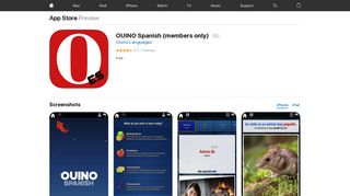 OUINO Spanish (members only) on the App Store - iTunes - Apple
