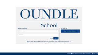 Login - Planet eStream - Sign in to your account - Oundle School