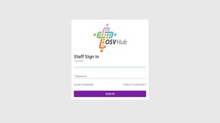 OSV Hub: Staff Sign In