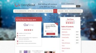 OurTime Review January 2019 - Scammers or ... - DatingScout.com