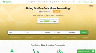 OurBus: Affordable Bus Tickets Starting at $5.00