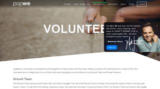 Volunteer | popwe