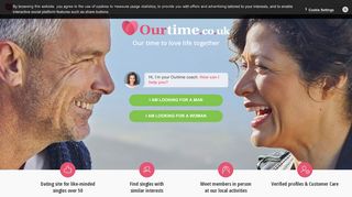 Ourtime - Dating site for like-minded singles over 50 - Look for free