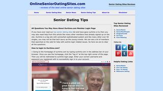 Ourtime.com Member Auto Login and Sign in Issue on Ourtime Dating ...