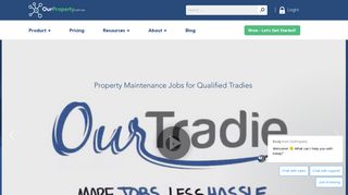 What is OurTradie? - OurProperty - Property Management Made Easy.