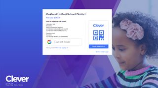 Oakland Unified School District - Log in to Clever