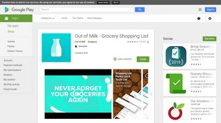 Out of Milk - Grocery Shopping List - Apps on Google Play