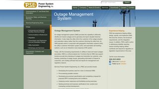 Utility Outage Management System (OMS) - Power System Engineering