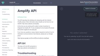 Outbrain Amplify API - Apiary